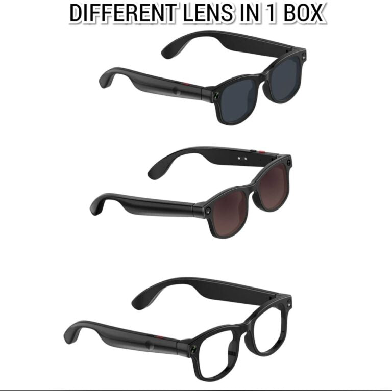 Just Tekk 3-in-1 AI Powered Smart Camera Sunglasses