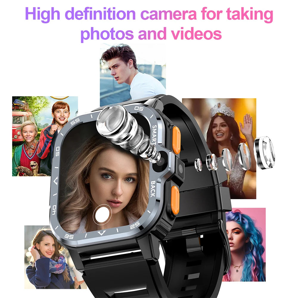 The Omnitrix Exclusive 4G Android Smartwatch with Dual Cameras, SIM Support, GPS, and Play Store Access