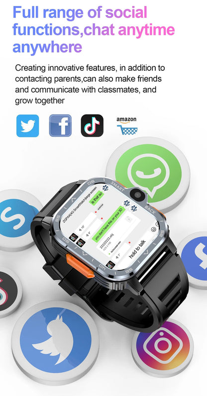 The Omnitrix Exclusive 4G Android Smartwatch with Dual Cameras, SIM Support, GPS, and Play Store Access