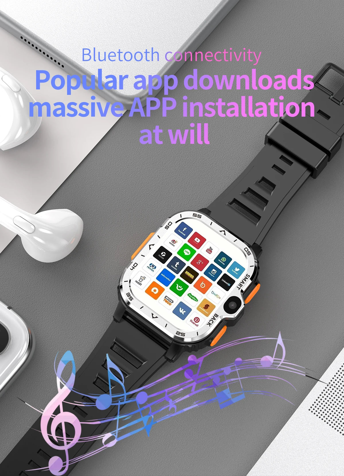 The Omnitrix Exclusive 4G Android Smartwatch with Dual Cameras, SIM Support, GPS, and Play Store Access