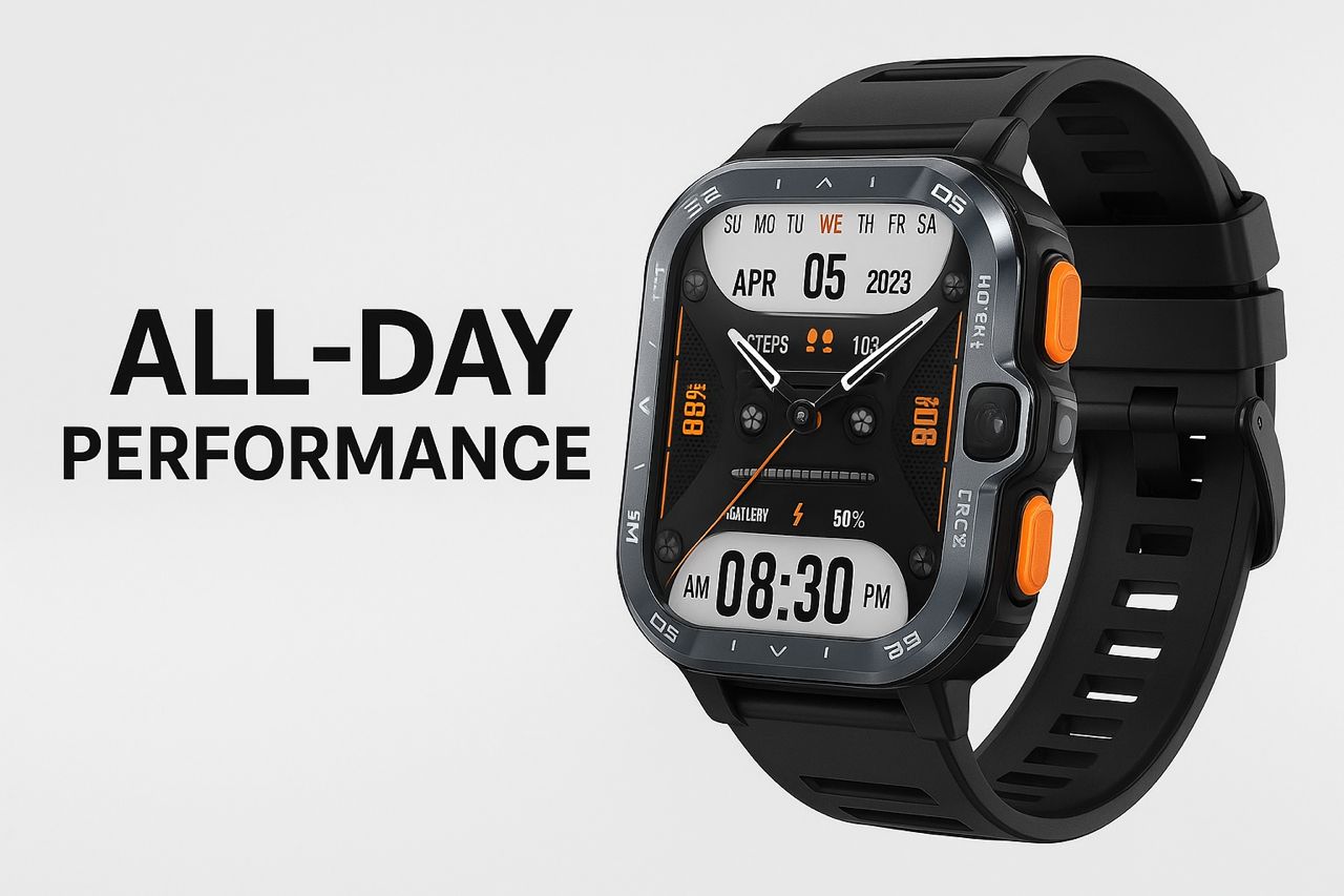 The JustTekk Omnitrix Pro™- The Premium 4G Android Smartwatch With Dual Cameras, GPS & Play Store Access
