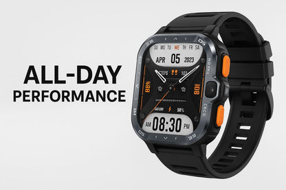 The JustTekk Omnitrix Pro™- The Premium 4G Android Smartwatch With Dual Cameras, GPS & Play Store Access