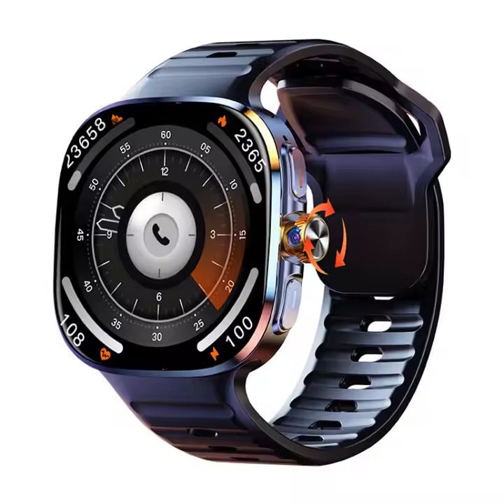Just Tekk Omnitrix Classic 4G Android Smartwatch with Dual Cameras, SIM Support, GPS, and Play Store Access