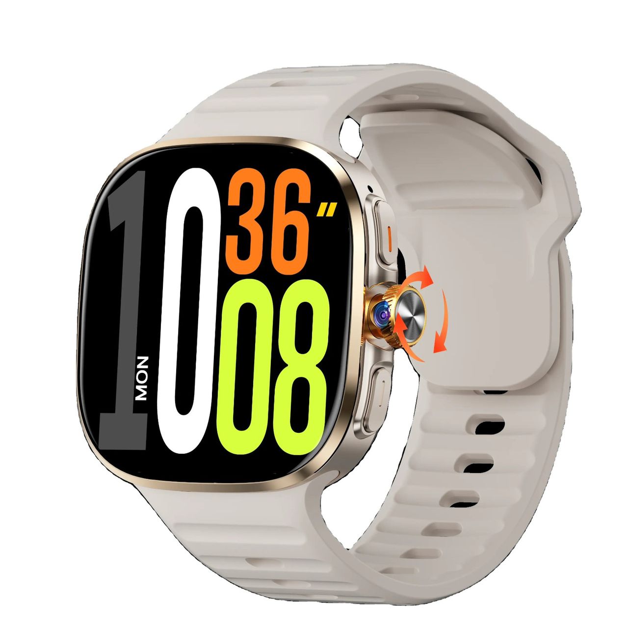 Just Tekk Omnitrix Classic 4G Android Smartwatch with Dual Cameras, SIM Support, GPS, and Play Store Access