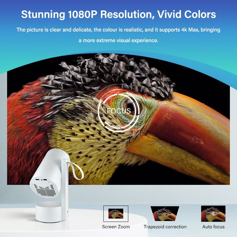 Just Tekk GoView Rechargeable Android Smart Projector