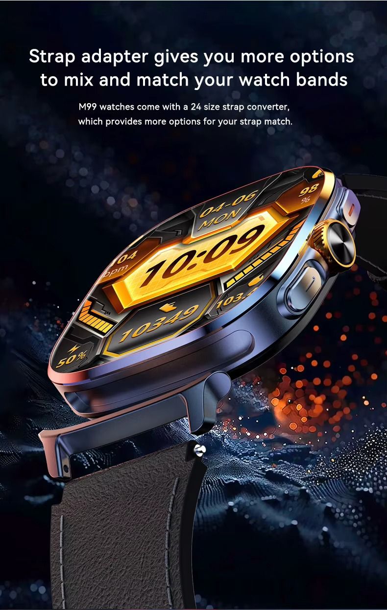 Just Tekk Omnitrix Classic 4G Android Smartwatch with Dual Cameras, SIM Support, GPS, and Play Store Access