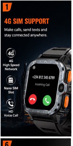 The Budget Beast X 4G Android Smartwatch With Dual Cameras, SIM Support, GPS, and Play Store Access