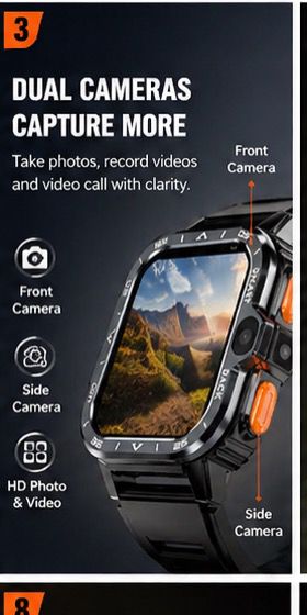 The Budget Beast X 4G Android Smartwatch With Dual Cameras, SIM Support, GPS, and Play Store Access
