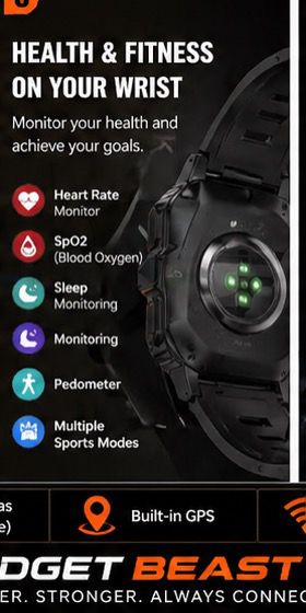 The Budget Beast X 4G Android Smartwatch With Dual Cameras, SIM Support, GPS, and Play Store Access
